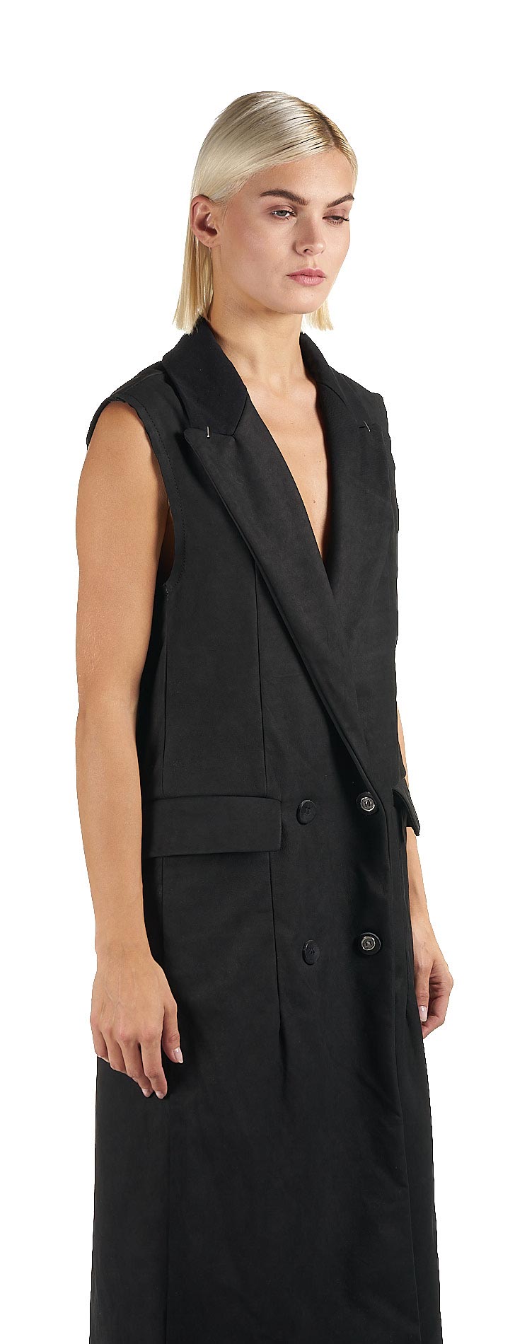 DANIELE BASTA LEATHER AND SILVER JACKET 